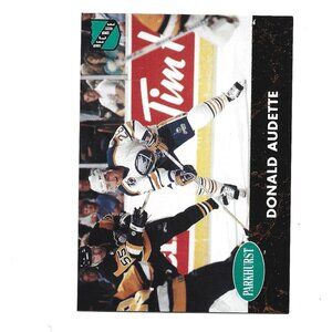 1992 French Parkhurst Donald Audette Buffalo Sabres Rookie Hockey Card [h54]